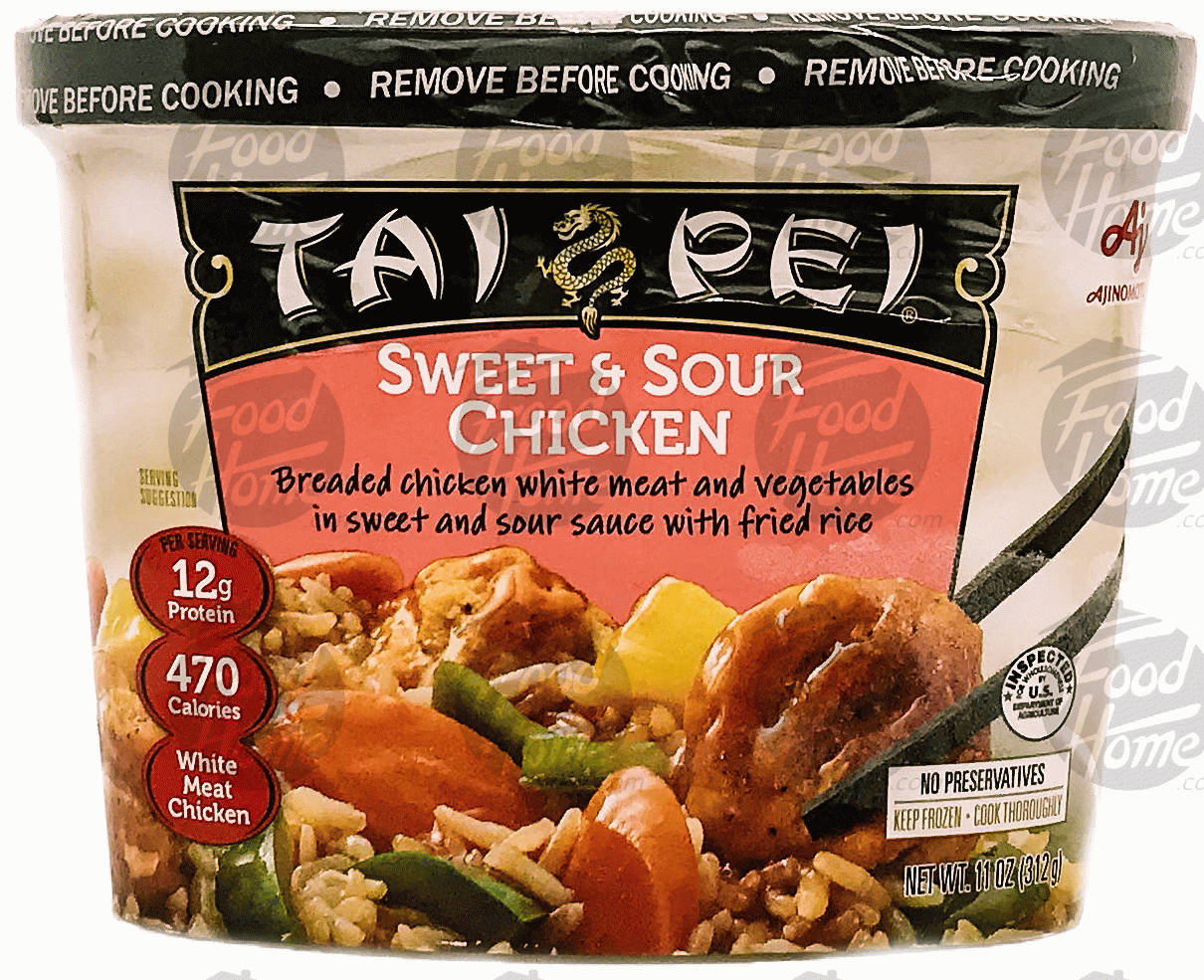 Tai Pei  sweet & sour chicken with fried rice Full-Size Picture